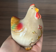 陶瓷小鸡家居摆件工艺